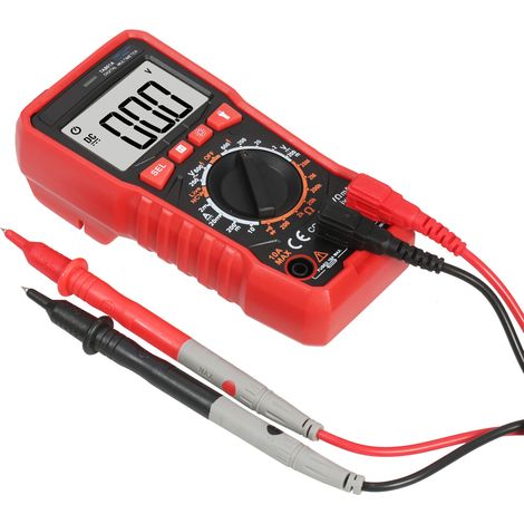 Multimètre numérique professionnel écran LCD mesure tension CC CA lampe torche intégrée testeur électrique maison (1/5)
