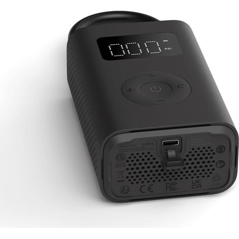 Compresseur d'air portable pour pneus, 150 PSI, chargement USB, pour gonfler les pneus de vélo, de voiture ou de moto.-AquaForge (1/5)