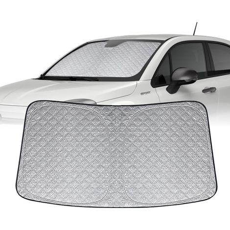 Pare-Soleil pour Pare-Brise Remplacement pour Fiat 500X 2015-2023, Pliable Pare-Soleil pour Pare-Brise de Voiture, Bloque 99% des Rayons UV et Maintient Votre Véhicule au Frais,Maßgeschneidert für 500 (1/5)