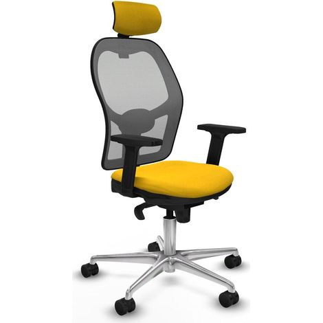 Piqueras et Crespo 2D086N2 Chaise de bureau jaune (1/3)