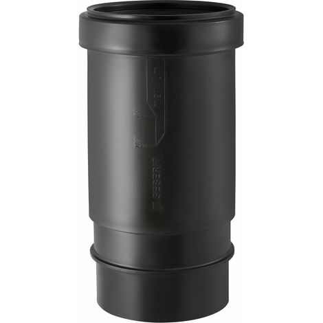 Manicotto di compensazione PEHD 56 con doppio anello, nero (fognatura HDPE) (1/2)