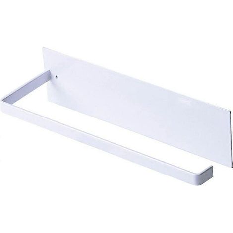 Porte-rouleau de papier essuie-tout mural, support mural pour papier essuie-tout sans perçage, porte-rouleau de cuisine en métal, porte-rouleau de papier essuie-tout autocollant. (1/5)