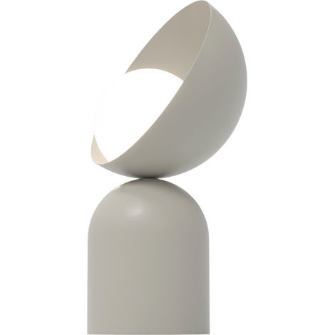 Lampada tavolo moderna beige inclinata G9 8W BOTO Emibig (1/5)