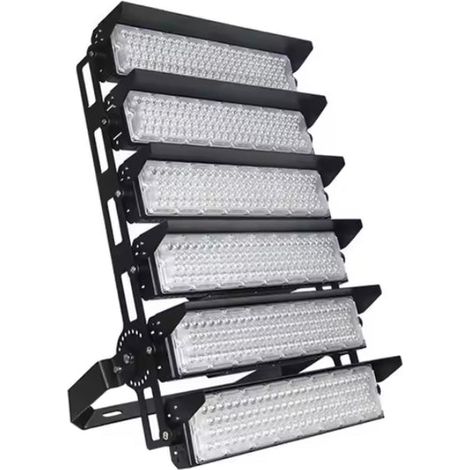Projecteur LED Puissant Industriel 1500W 170lm/W IP66 Noir Orientable - Blanc Neutre - SILUMEN (1/5)