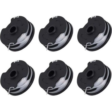 Lot de 6 bobines de rechange pour débroussailleuse sans fil Parkside PRTA 20-Li C3 IAN351753 (1/5)