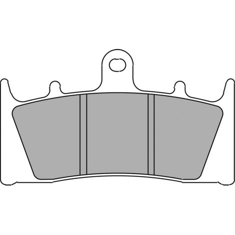 Plaquette de frein Métal Fritté Sinter Grip Road - R90 (1/2)