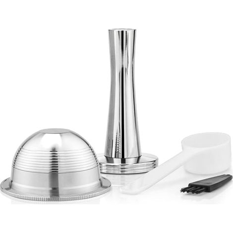 Nachfüllbare Nespresso Vertuo Plus Kaffeekapseln aus Edelstahl (70 ml / 2,4 oz) (1/5)