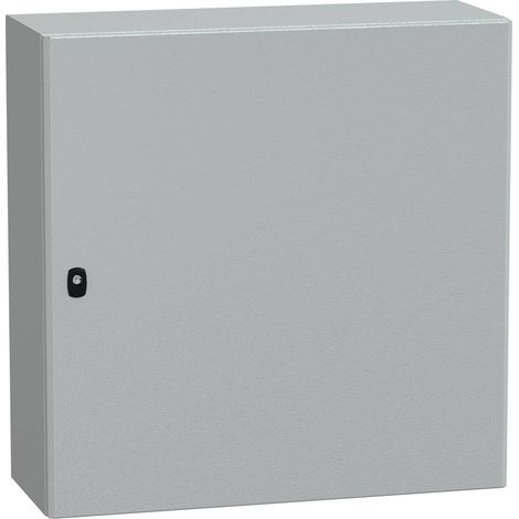 [NEUWERTIG] Schneider Electric Gehäuse Wandkasten Spacial S3 D Stahl Grau Ral7035 Kasten B-Ware