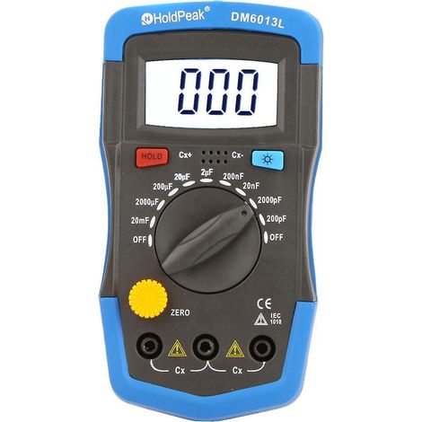 DM6013L Capacimètre numérique portable avec rétroéclairage LCD (1/5)
