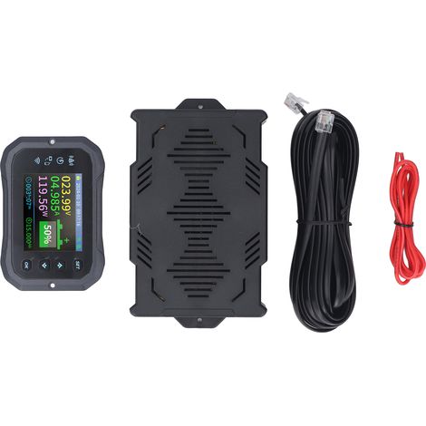 Indicatore di carica della batteria con schermo da 2,4 pollici, tester remoto Wi-Fi bidirezionale per auto elettriche, scooter, camper, 10-100 V, 600 A. (1/5)