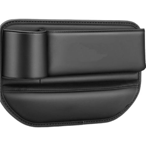 Sac de rangement en cuir pour espaces entre les sièges de voiture - Pour clés de téléphone, cartes, stylos (1/5)