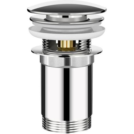 Pop-up Sink Drain System with Overflow, Universal Copper Sink Drain Plug (1/4)