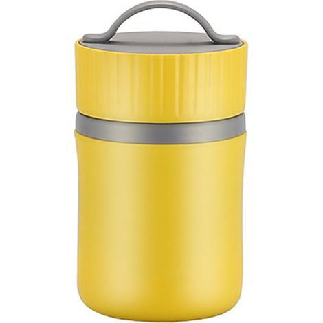 Isolierte Lunchbox mit 1,5 Litern Fassungsvermögen aus Edelstahl 304, auslaufsicher und tragbar für Büro oder Zuhause, Edelstahlfarbe.