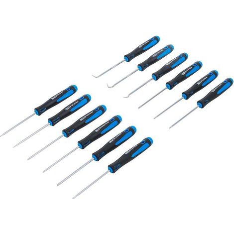Jeu de Crochets et Tournevis Mécanique de Précision 12 pcs - Outils Précis et Polyvalents, Acier - D-Work (1/5)
