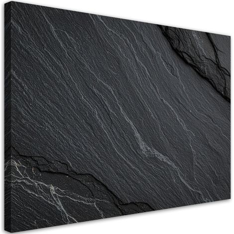 Tableau déco Pierre Structure ardoise 90x60 (1/4)