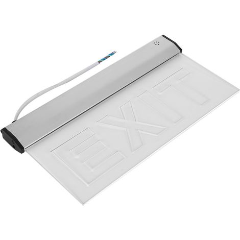 Notausgangs-Sicherheitsanzeigeleuchte, 3-W-LED, 220 V Wechselstrom, PMMA, 350 x 180 mm / 13,78 x 7,09 Zoll (1/5)