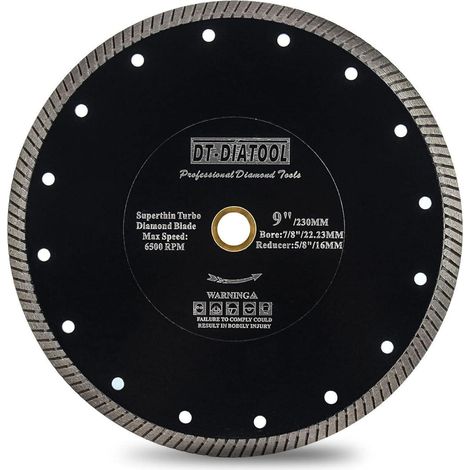 Diamant Sägeblatt Fliesen Keramik Granit Marmor 2 230mm (1/5)