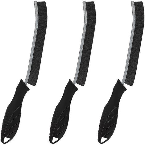 Brosse de nettoyage d'angle à poils durs, brosse multifonctionnelle pour les interstices et les joints, pour un nettoyage en profondeur de la cuisine, de la salle de bain et des espaces restreints. (1/5)