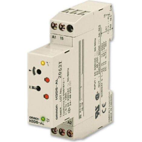 Temporizzatore 48x48 1RIT+1ST 24VAC per automazioni OMRH2CSB24AC-147659
