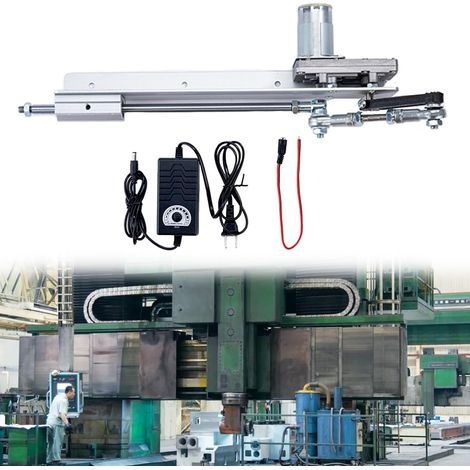 Linearantrieb mit Hubkolben, 12-V-Gleichstrommotor, Linearantriebsmotor, 12-V-Getriebeantrieb, verstellbarer Teleskopmotor, DIY-Motor mit Drehzahlregler, 3–15 cm Hub
