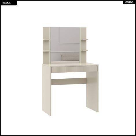 Coiffeuse avec miroir - H.136 x L.80 x P.40 - KALYA