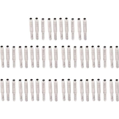 Raccord cannelé de tuyau de climatisation, ensemble de connecteurs de tuyau universels en aluminium pour voiture, camion, véhicule d'ingénierie, Modification AC, 50 pièces (Manchon de 9 mm à 11 mm) (1/5)