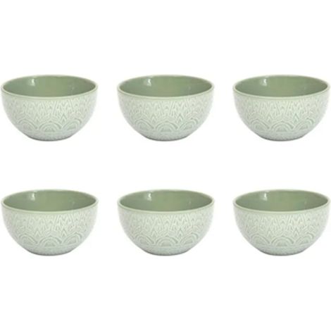 Bol Sahara en Céramique 65 cl Design Moderne Vert (1/3)