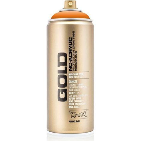Bombe de peinture - Gold - Acrylique - Capri - G2060 - 400ml - Montana Cans