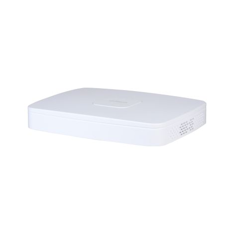 (DHI-NVR2108-8P-4KS3) DAHUA GRABADOR IP 8 CANALES POE 1HDD 4K CON INTELIGENCIA ARTIFICAL SMART 1U LITE BLANCO