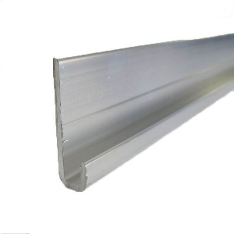Profil de départ alu pour bardage - Coloris - Aluminium brut, Epaisseur - 8 mm, Largeur - 3 cm, Longueur - 270 cm