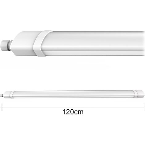 Plafoniera stagna a led 120cm 60W 6000 lm IP65 6000K