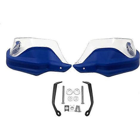 Protège-mains pour moto CFMOTO 800MT : protection contre le vent et le vent (bleu transparent). (1/5)