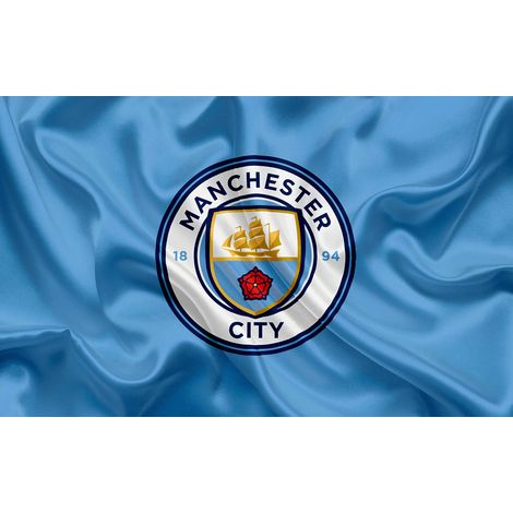 Papier peint panoramique Foot / Football - Manchester City - 130 cm x 81 cm (1/2)