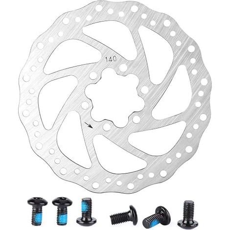 Electric Scooter Brake Disc Ocean Drive 140,Brake Disc 140mm,Bicycle Brake Disc, Bicycle Disc Brake Rotor, Stainless Steel Mountain Bike Brake Disc Pad (1/5)