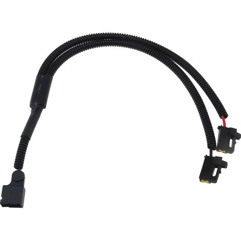 ECSiNG Adaptateur de klaxon de type Y - Faisceau de câblage pour klaxon de voiture - Câblage convertisseur un à deux (1/5)
