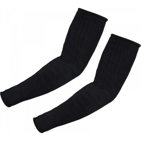 Protège avant-bras Manchettes Anti-Coupures Outil de Protection de Sécurité pour Musculation Sport Camping Voyage Noir (1/4)