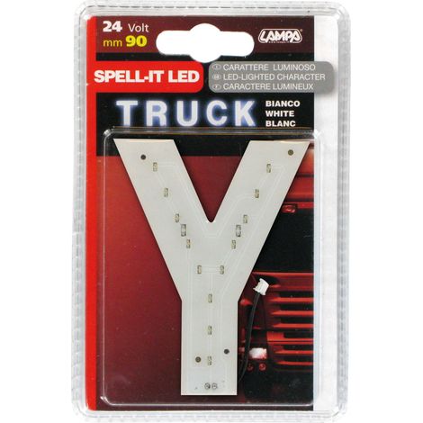Spell-It Led, 90 mm, 24V - Bianco - Y