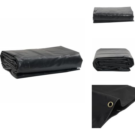 Abdeckplane Anthrazit 2,5x3,5 m 600 g/m² - Abdeckplane - Planen - Wasserdichte Plane - Wetterfeste Plane - Campingplane (1/5)