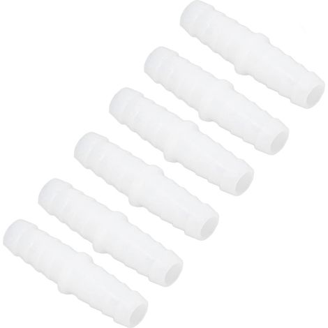 10 Pièces Raccord de Tuyau en Plastique raccord tuyau 10mm plastique Raccord Droit égal, Adaptateur D'union de Joint de Réparation, Raccord de Tuyau (1/5)