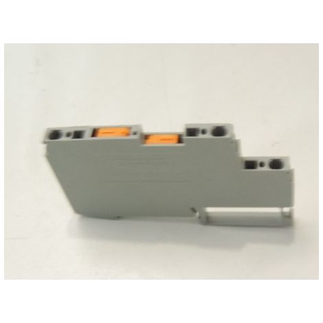 Bloc de jonction à couteau de sectionnement gris pour fil souple 2.5mm² raccord ressort ZDMTK 2,5-TWIN PHOENIX CONTACT 3005808