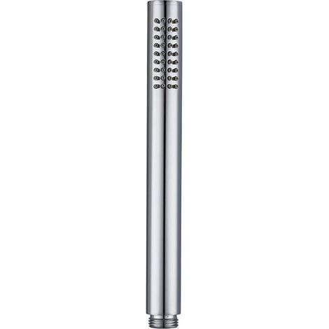 Pommeau de douche haute pression à économie d'eau. Pommeau de douche rond en laiton chromé avec 1 jet. (1/5)