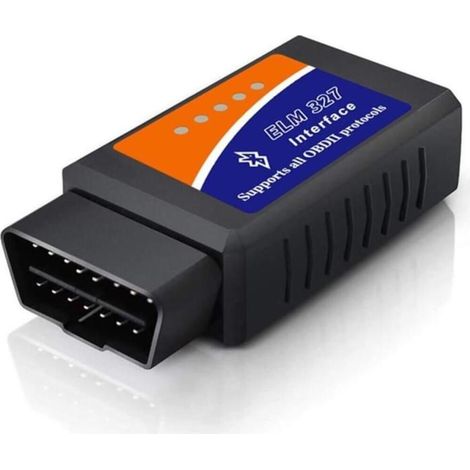 Adaptateur Bluetooth OBD2 pour outil de diagnostic automobile  adaptateur OBD compatible avec tous les véhicules équipés (1/5)