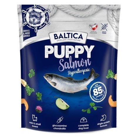 BALTICA EXCELLENT Chiots Saumon Hypoallergénique XS/S 1 kg (1/2)