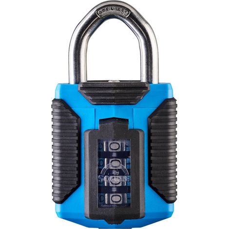 Squire Kombinationsschloss blau langlebig 50 mm Edelstahl