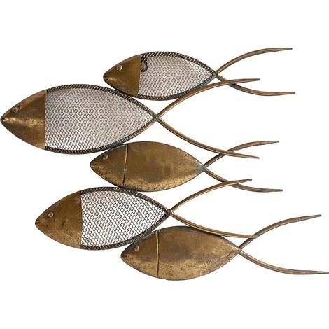 Wanddekoration mit Fischmotiv für die Dekoration im maritimen und maritimen Bereich