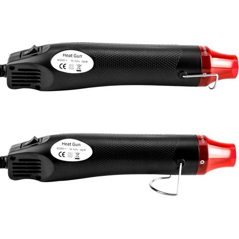 ® Mini pistolet à air chaud 220 V 300 W, pistolet thermique portable, pour gaine rétractable, gaufrage, séchage de peinture, l'encre