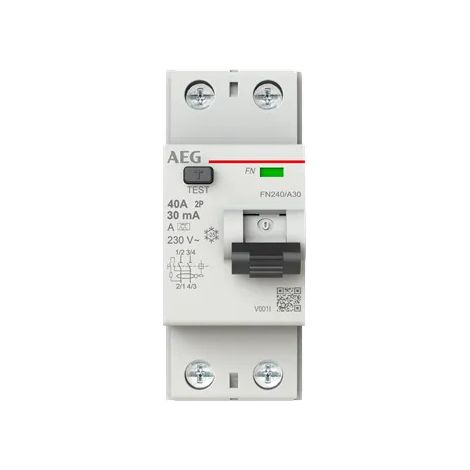 Interrupteur et disjoncteur aeg fn240/a30 40A 30mA
