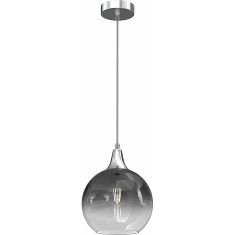 Lampada a sospensione Monte 1 E27 milagro argento MLP8320 (1/5)