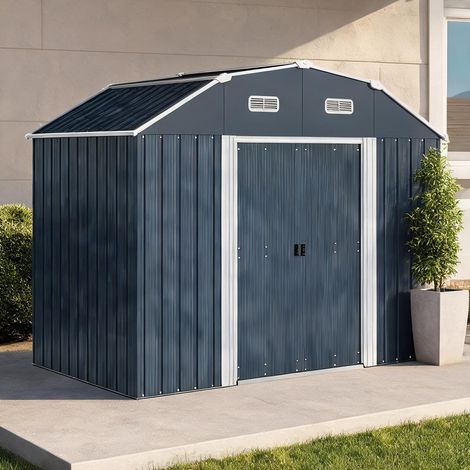 Abri de jardin en verzinkter acier 238 x 132 x 198,5 cm (1/5)