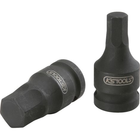 KS Tools - Douille tournevis 6 pans à chocs 3/8’’, 12 mm - 515.1592
